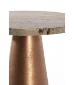 Bijzettafel Ynez - Bruin/Koper - 29x29x43cm -Thuis Accessoires Winkel 0070567f66a24dd88b170d5cbd8455ab