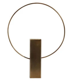 BePureHome Ring Vaas - Metaal - Antique Brass - 40x31x6