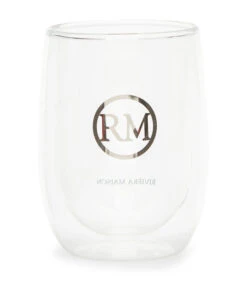 Dubbelwandig Theeglas, Koffieglas Met RM Logo - Love RM - 330 Ml