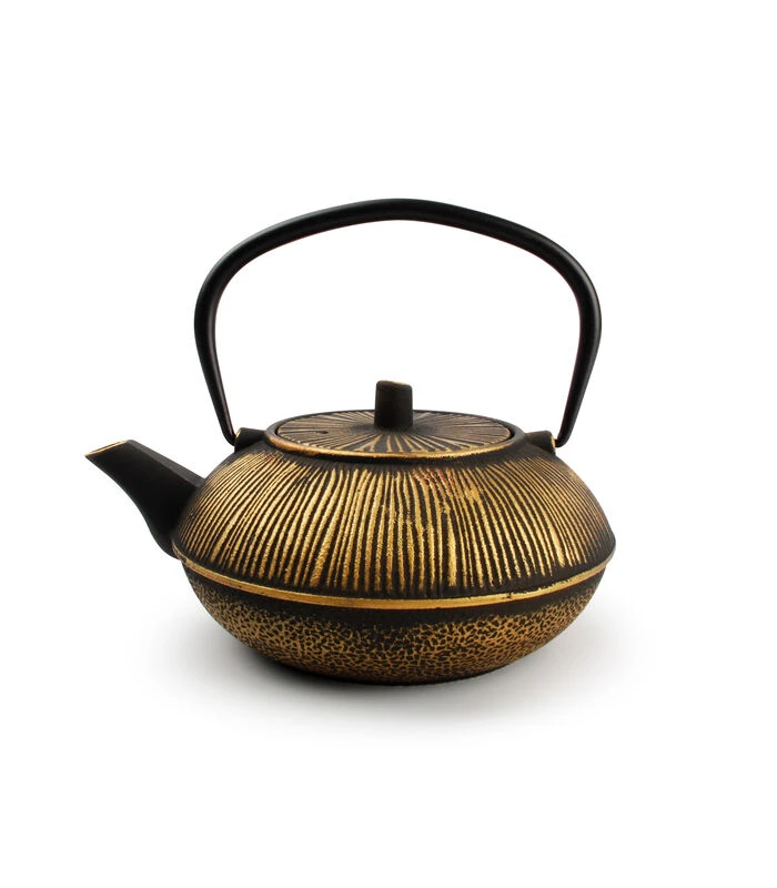 Theepot 80cl Strepen Goud/Zwart My Tea 3 Theepot 80cl Strepen Goud/Zwart My Tea