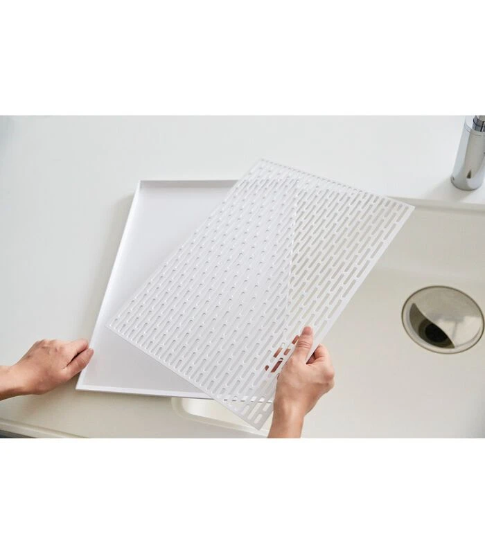 Yamazaki Wide Glas & Mug Drainer - Tower - White 5 Yamazaki Wide Glas & Mug Drainer - Tower - White - Afbeelding 3