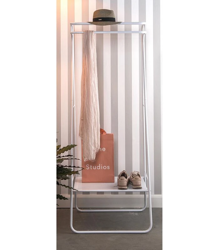 Leitmotiv Kledingstandaard Fushion - Wit - 64x50x173cm 4 Leitmotiv Kledingstandaard Fushion - Wit - 64x50x173cm - Afbeelding 2