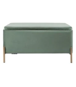 Leitmotiv Bank Snog XL - Velvet Jade Groen, Goud Geverfde Poten - 90x45x45cm 9 Leitmotiv Bank Snog XL - Velvet Jade Groen, Goud Geverfde Poten - 90x45x45cm -Thuis Accessoires Winkel 0609677f29734abab457399ddf414144