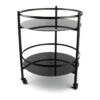 Serveerwagen 48xH61,5cm 2 Lagen Zwart Bar 2 Serveerwagen 48xH61,5cm 2 Lagen Zwart Bar -Thuis Accessoires Winkel 0610dc3e791b4776857eb0cb4f2a6ea8