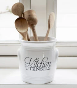 Keukengerei Houder Lepelhouder - Kitchen Utensils Canister - Wit -Thuis Accessoires Winkel 06a23e993eeb4a68b04ebdbe75338e2f