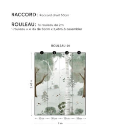 KHARU Behang Wanddecoratie - Bos -Thuis Accessoires Winkel 07d2e44da7e4431e938c17d20130ab98