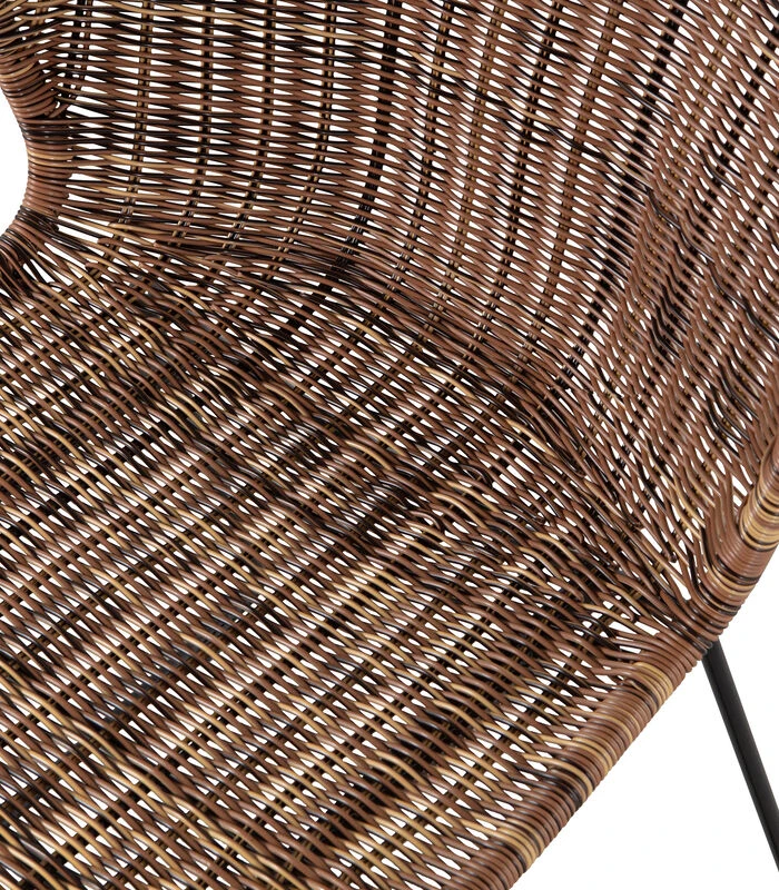 WOOOD Wings Tuinstoel - Polyester - Naturel - Set Van 2 4 WOOOD Wings Tuinstoel - Polyester - Naturel - Set Van 2 - Afbeelding 2