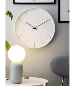 Karlsson Wall Clock Lure White ,Design Boxtel & Buijs -Thuis Accessoires Winkel 0a9c0e3bc98f40babb4e0fa12b6ec457