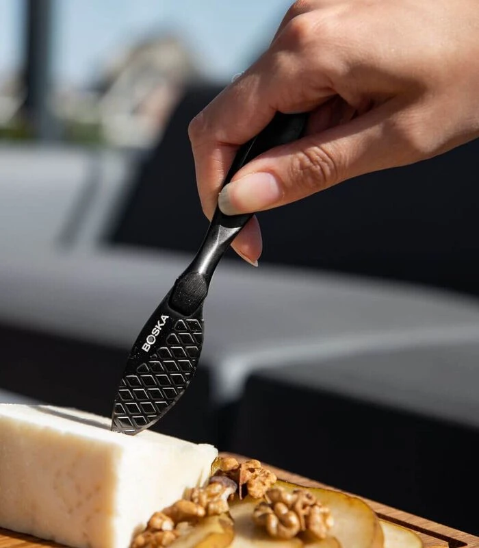 Kaasmessenset Mini Monaco+ Zwart - 4 Kaasmessen - Zwart 6 Kaasmessenset Mini Monaco+ Zwart - 4 Kaasmessen - Zwart - Afbeelding 4