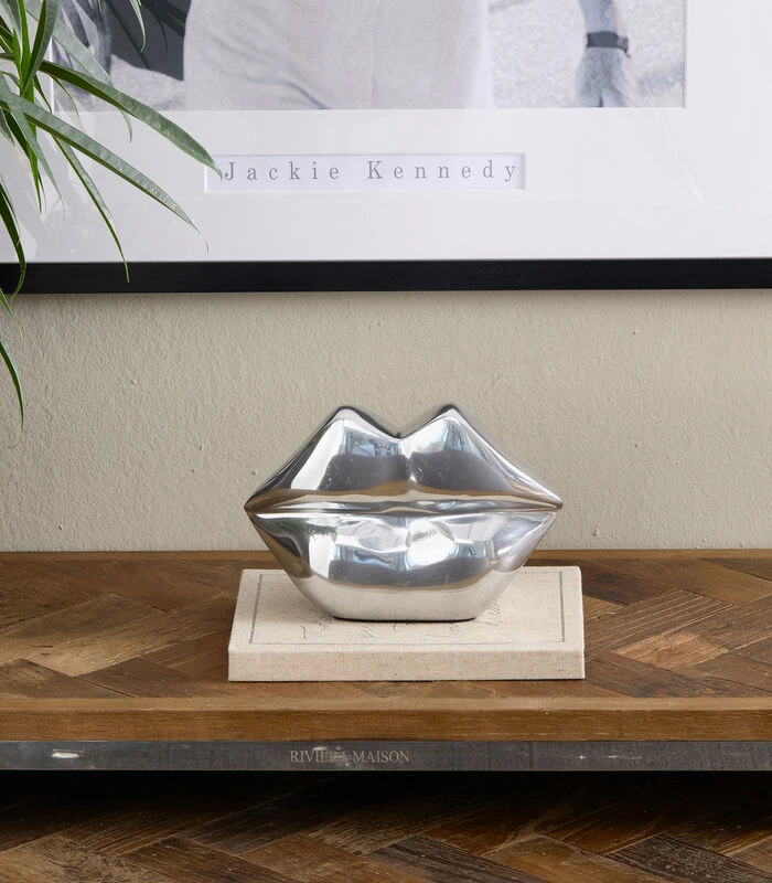 Ornament RM Shiny Lips Zilver 4 Ornament RM Shiny Lips Zilver - Afbeelding 2