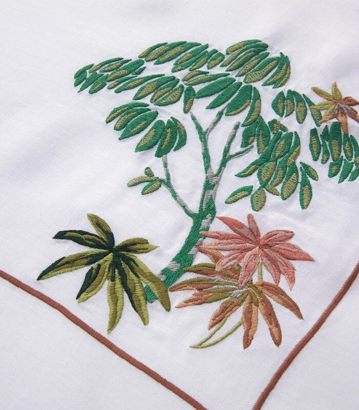 Theedoek Linnen , Laos 4 Theedoek Linnen , Laos - Afbeelding 2