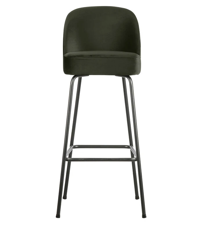 BePureHome Vogue Barstoel - Fluweel - Dark Green - 103x50x55 3 BePureHome Vogue Barstoel - Fluweel - Dark Green - 103x50x55