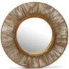 Spiegel Rond Met Decoratieve Rand, Wandspiegel - Lupine Rope - Bruin -Thuis Accessoires Winkel 103621d0c19f441fb68d48ef3976cfe0