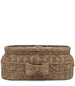 Bloempot Voor Binnen Naturel - Rustic Rattan Classic Planter Round