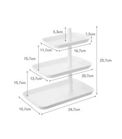 Yamazaki Serving Stand 3 Tiered - Tower - White 11 Yamazaki Serving Stand 3 Tiered - Tower - White -Thuis Accessoires Winkel 115a600b544a4487a32a763dbb88b7c8