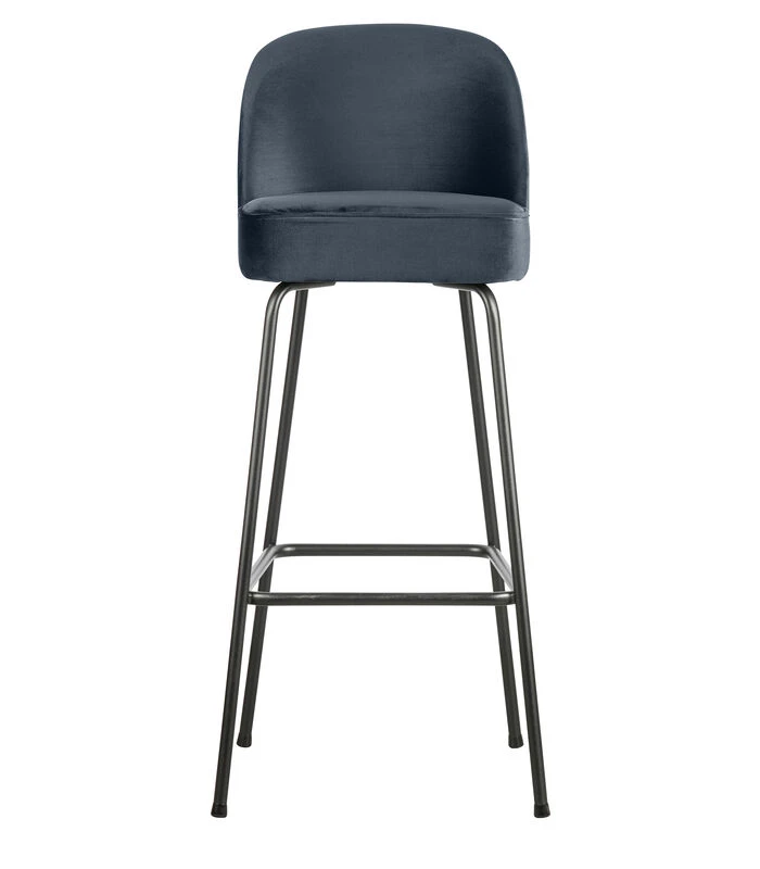 BePureHome Vogue Barstoel - Fluweel - Teal - 103x50x55 3 BePureHome Vogue Barstoel - Fluweel - Teal - 103x50x55