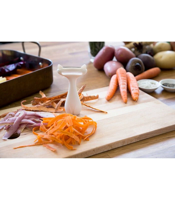 CatPeeler - Dunschiller - Wit 4 CatPeeler - Dunschiller - Wit - Afbeelding 2