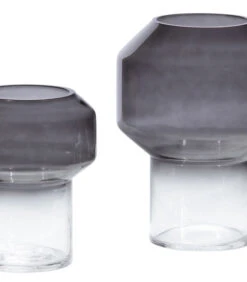 Jaxx Vaas - Glas - Zwart - 20x15x15 -Thuis Accessoires Winkel 1237cea2c20745b99a17b21b483dcc60