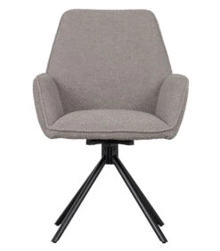 Amber Draai Eetkamerstoel - Bouclé - Grijs - Set V 2 -Thuis Accessoires Winkel 1566e228ac0c4a5b9a08dd329a17357a