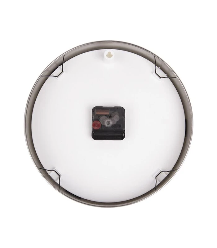 Karlsson Wandklok Minimal - Wit, Nikkel Behuizing - Ø27,5cm 6 Karlsson Wandklok Minimal - Wit, Nikkel Behuizing - Ø27,5cm - Afbeelding 4