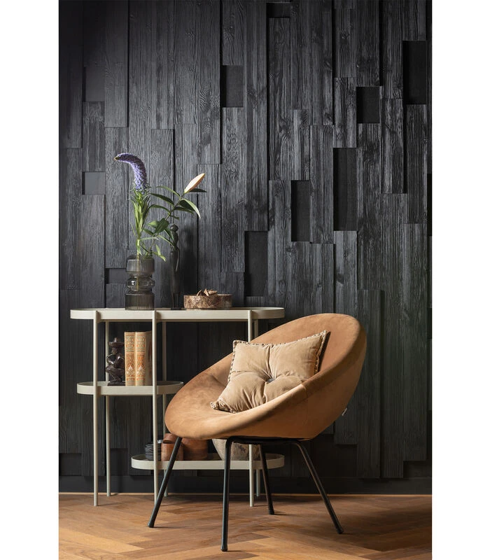 Fauteuil Moly - Velvet - Toffee - 74x75x76 4 Fauteuil Moly - Velvet - Toffee - 74x75x76 - Afbeelding 2