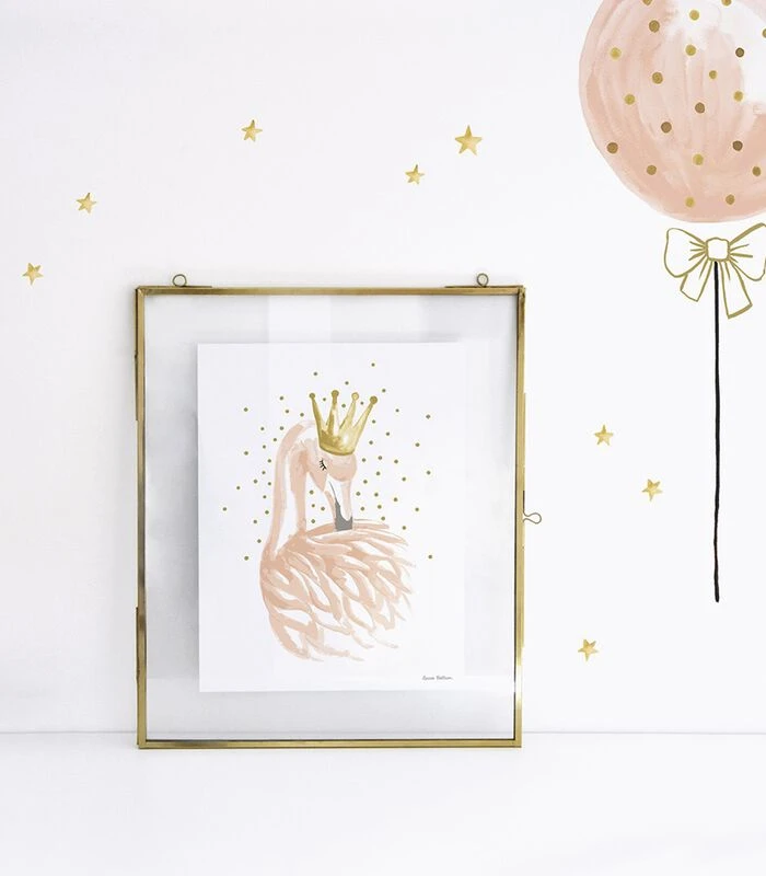 Muursticker Kinderkamer - Flamingo Ballon 7 Muursticker Kinderkamer - Flamingo Ballon - Afbeelding 5