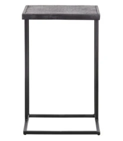 WOOOD Bijzettafel U-vorm Buiten Febe- Metaal - Zwart - 55x45x35 -Thuis Accessoires Winkel 1769a20639db4922b22fd7e4588dac86