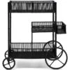 Keukentrolley - Drankbar - Punta Cana Trolley - Zwart -Thuis Accessoires Winkel 1829beee58604c7e95eab480f28b3deb