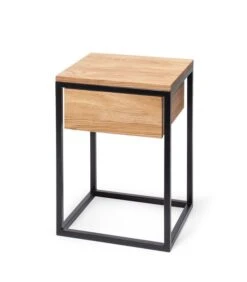 Nachtkastje WOODY In Eikenhout