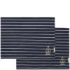 Placemats Set Katoen, Streep Met Anker - Classic Anchor - Donkerblauw - 2 Stuks -Thuis Accessoires Winkel 18beae63c4a64eecb703e6585a8bfdc9