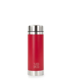 Theepot "libertea" 350 Ml Rood & Inox
