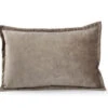 Kussen 60x40cm Velvet Taupe Lounge