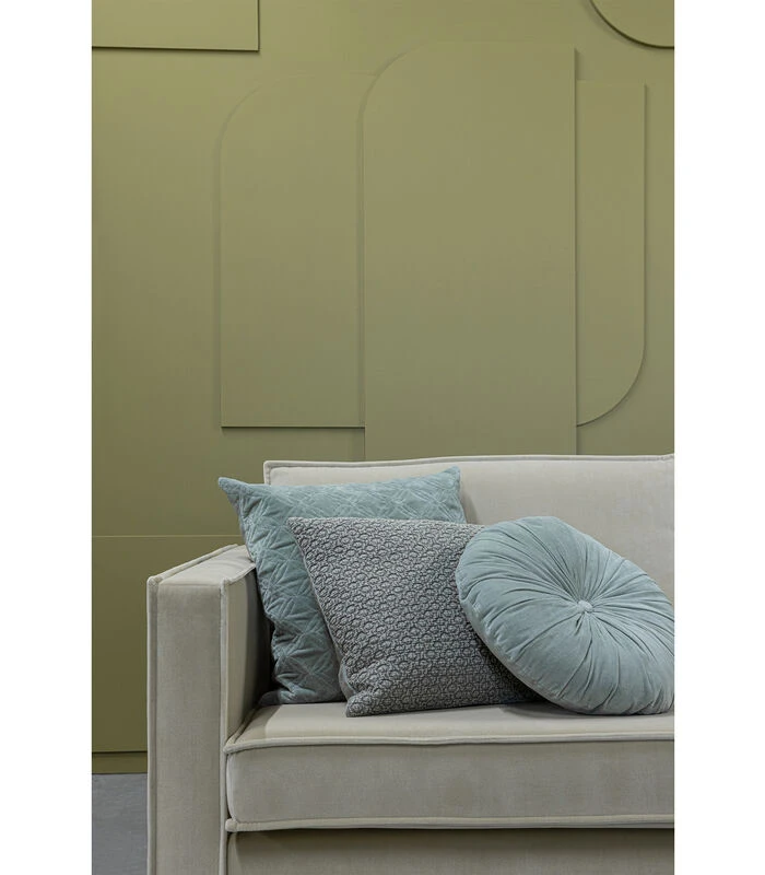 BePureHome Cherish Kussen - Katoen - Pale Green - 50x50 4 BePureHome Cherish Kussen - Katoen - Pale Green - 50x50 - Afbeelding 2