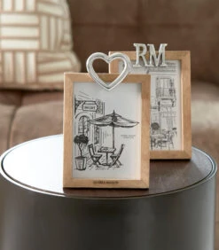 Fotolijst 13x18 Staand Met Hartje - Hanging Heart - Bruin - -Thuis Accessoires Winkel 199caeefc7954498a16a6e000f00a5a5