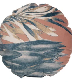 BePureHome Bouquet Kussen Printed - Velvet - Melon - 45X45