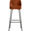 BePureHome Vogue Barstoel - Fluweel - Roest - 103x50x55 -Thuis Accessoires Winkel 1a402c27054f4a8d8d2d72a93564bf36