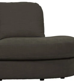 VTwonen Family 1-Zits Element Ronde Hoek Rechts - Antraciet - 85x93x98