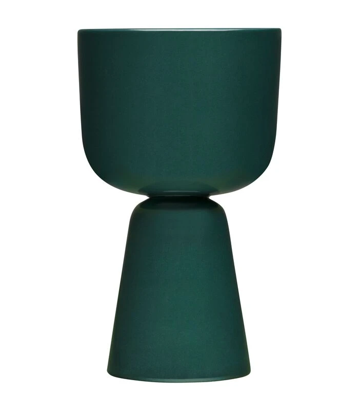 Iittala Nappula Bloempot 260x155mm Donkergroen 3 Iittala Nappula Bloempot 260x155mm Donkergroen