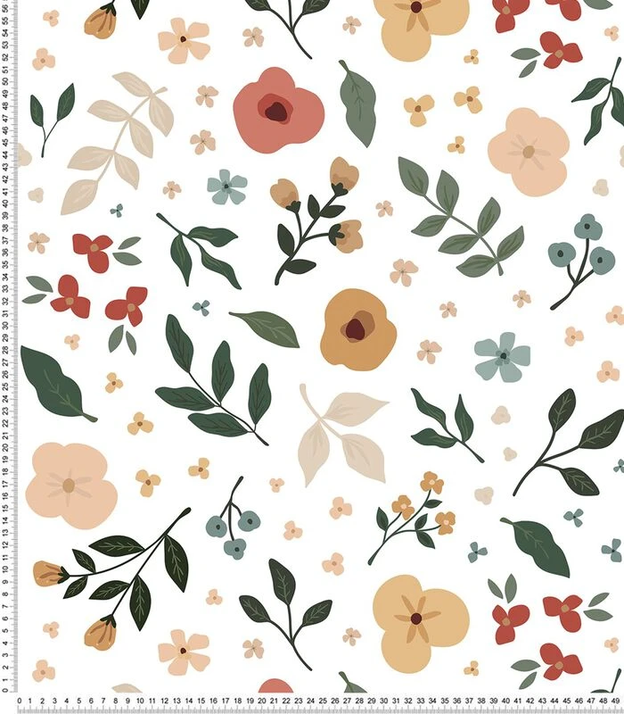 BLOEM Behang - Bloemen En Bladeren Patroon 6 BLOEM Behang - Bloemen En Bladeren Patroon - Afbeelding 4