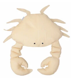 Drijvende XL-buitenpoef Krabvorm Raffia-effect