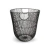Draadmand 34xH35cm Zwart Twisted Iris -Thuis Accessoires Winkel 1dedba0a5673454faffcb05666e93374