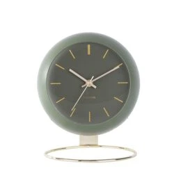 Karlsson Tafelklok Globe - Mosgroen - 21x24,5x14cm -Thuis Accessoires Winkel 1ef9588f585c427e8866b87df3b8f385