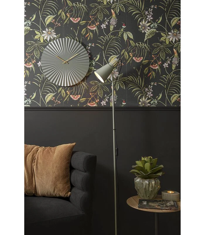 Leitmotiv Bank Explicit - Suede Look Zwart - 128x71x74cm 4 Leitmotiv Bank Explicit - Suede Look Zwart - 128x71x74cm - Afbeelding 2