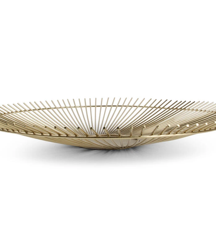 Draadmand 40xH5cm Goud Twisted Iris 4 Draadmand 40xH5cm Goud Twisted Iris - Afbeelding 2