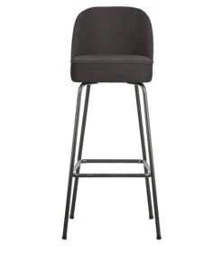 BePureHome Barstoel Vogue - Geweven Stof - Donkergrijs - 103x50x55