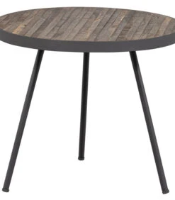 Exclusive Maxime Bijzettafel - Hout - Naturel - 46x54x54