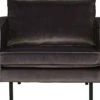 BePureHome Rodeo Fauteuil - Velvet - Antraciet - 85x105x86 -Thuis Accessoires Winkel 2438b83738cf41379ebbeb3a2bef6fa4