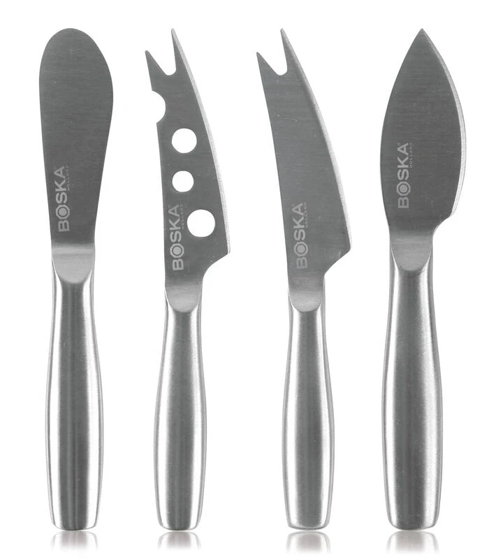 Kaasmessenset Mini Copenhagen - 4 Kleine Kaasmesjes - Zilver 3 Kaasmessenset Mini Copenhagen - 4 Kleine Kaasmesjes - Zilver