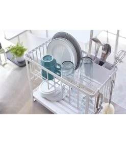 Yamazaki Dish Drainer Rack 2 Levels - Tower - White 9 Yamazaki Dish Drainer Rack 2 Levels - Tower - White -Thuis Accessoires Winkel 24ed5d4ca44e44c69f9d427fbebd60ad