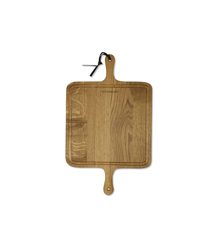 BBQ Serveerplank XL Vierkant - Geolied Gerookt Eiken 3 BBQ Serveerplank XL Vierkant - Geolied Gerookt Eiken